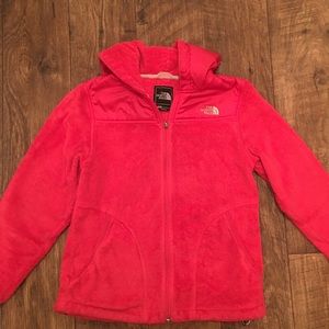 Womens North Face Hooded Fuzzy Small