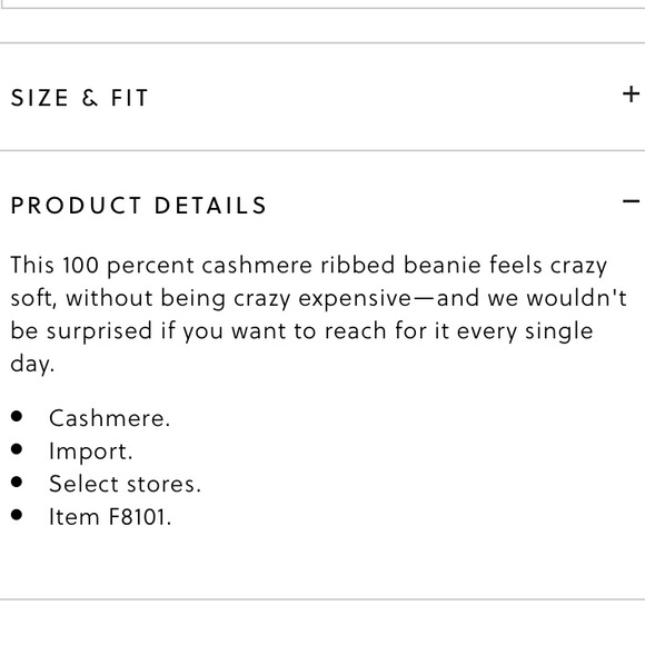 J crew 100% cashmere cream color hat. - Picture 8 of 8