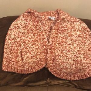 Over the shoulder shrug shawl
