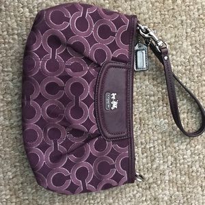 Coach large wristlet