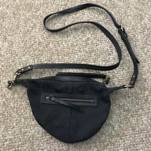 Coach black crossbody bag