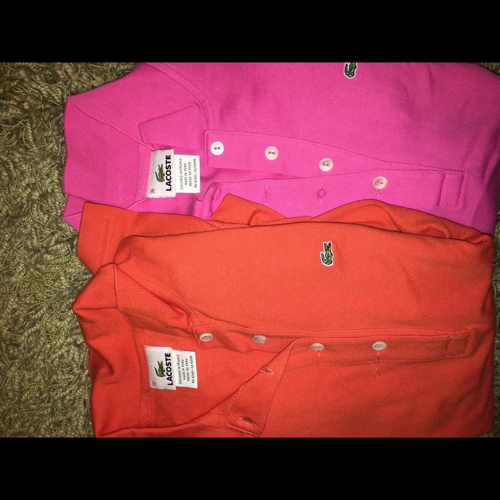 Lacoste long sleeve shirts