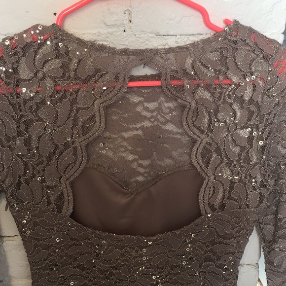 🔥SEXY gold lace dress - Picture 3 of 4