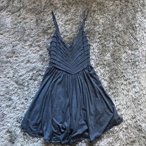Kimchi Blue skater dress with lace up back
