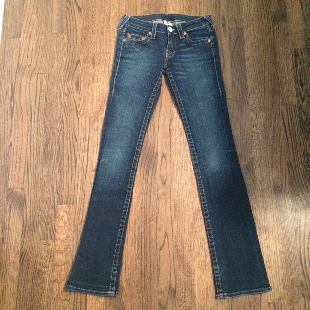 True Religion Johnny Skinny Straight Jeans