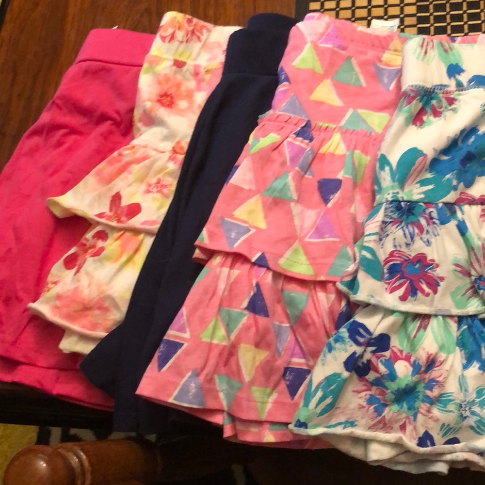 Girls skorts set of 5