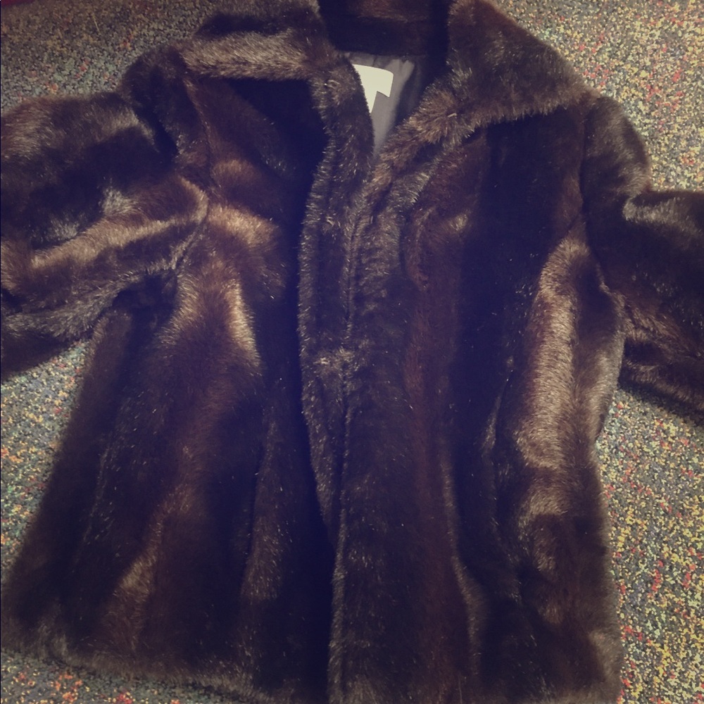 Women’s Loft by Ann Taylor Fur coat
