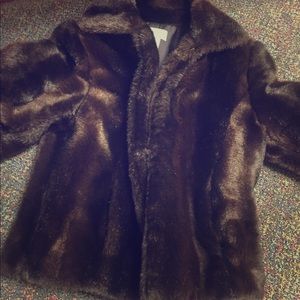 Women’s Loft by Ann Taylor Fur coat