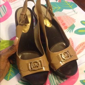 MK Michael Kors Slingback Wedges Size 10