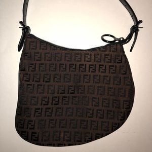 FENDI Zucchino Shoulder bag vintage