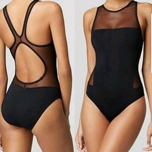 Mesh Hollow Out Bandage Monokini