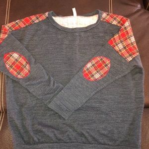 Green and Red plaid jumper-Boutique