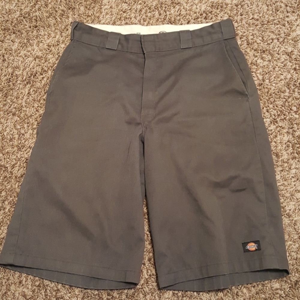 Men's grey dickies shorts size 34