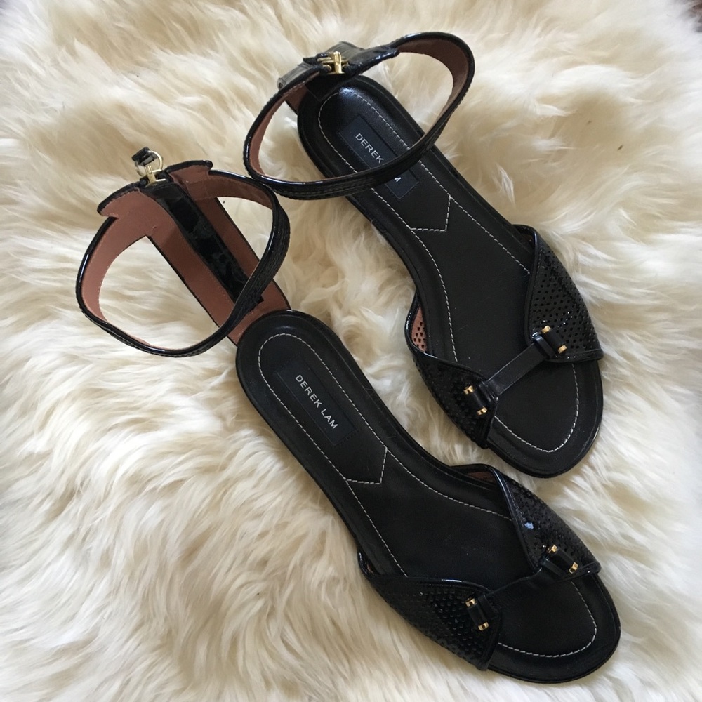 Derek Lam Patent Leather Sandals