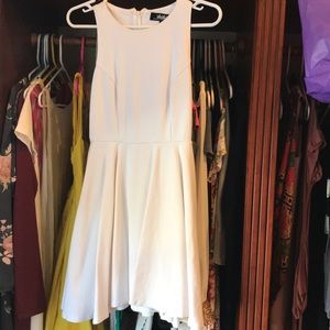 White stretchy dress