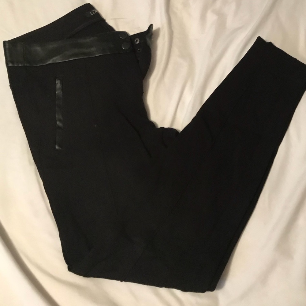 Loft Super skinny pants with zippers