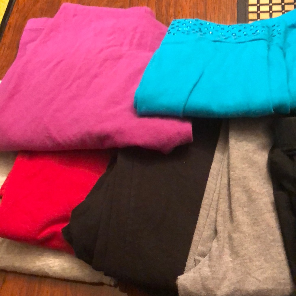 Girls 10 pack stretch pants