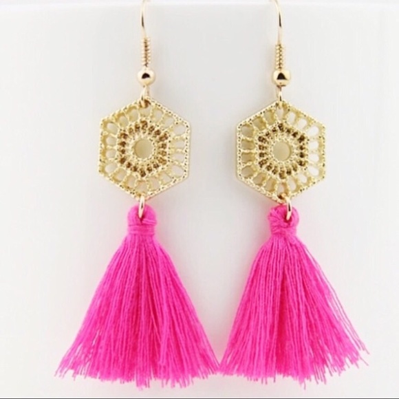 Dainty Tassel Earrings - Picture 1 of 2