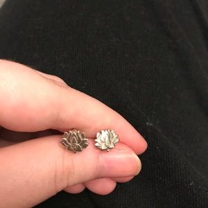Lotus earrings