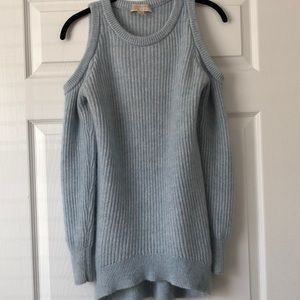 Michael Kors Wool-Blend Cold Shoulder Sweater