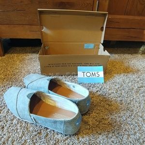 { Toms } Leaf Green Slub Chambray Classics
