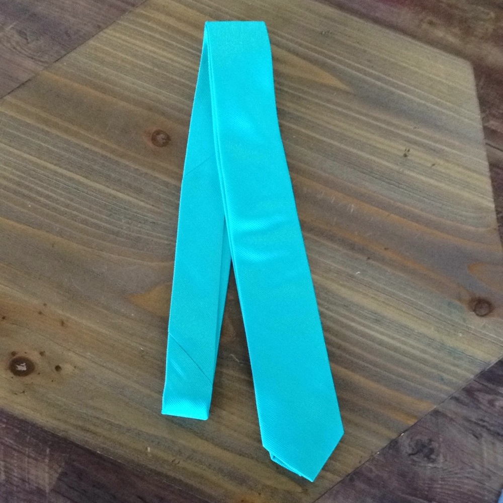 Men's Slim Teal Tie