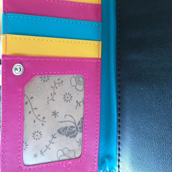 BNIP, LADIES, BLACK WALLET AND CREDIT CARD HOLDER - Picture 2 of 8