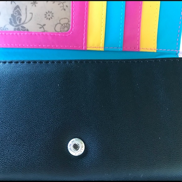 BNIP, LADIES, BLACK WALLET AND CREDIT CARD HOLDER - Picture 3 of 8