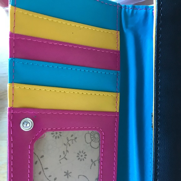 BNIP, LADIES, BLACK WALLET AND CREDIT CARD HOLDER - Picture 5 of 8