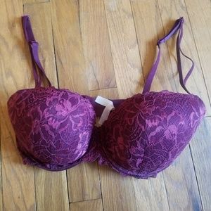 Victoria's Secret PINK Date Push-Up Bra 36DD