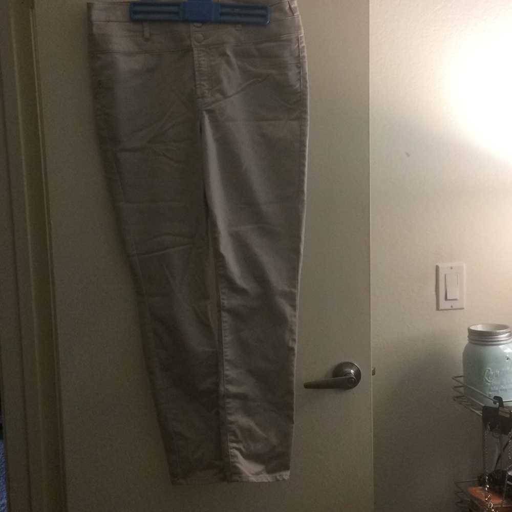High Waisted Khaki Pants