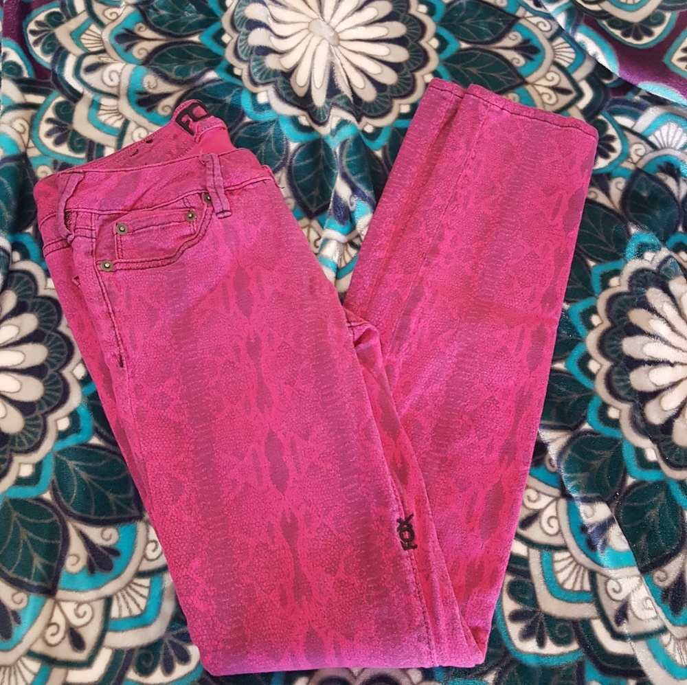 Fox pink leggings