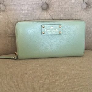 Authentic Kate Spade Mint Green Wallet