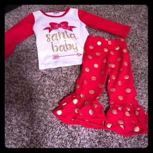 Toddler Santa outfit