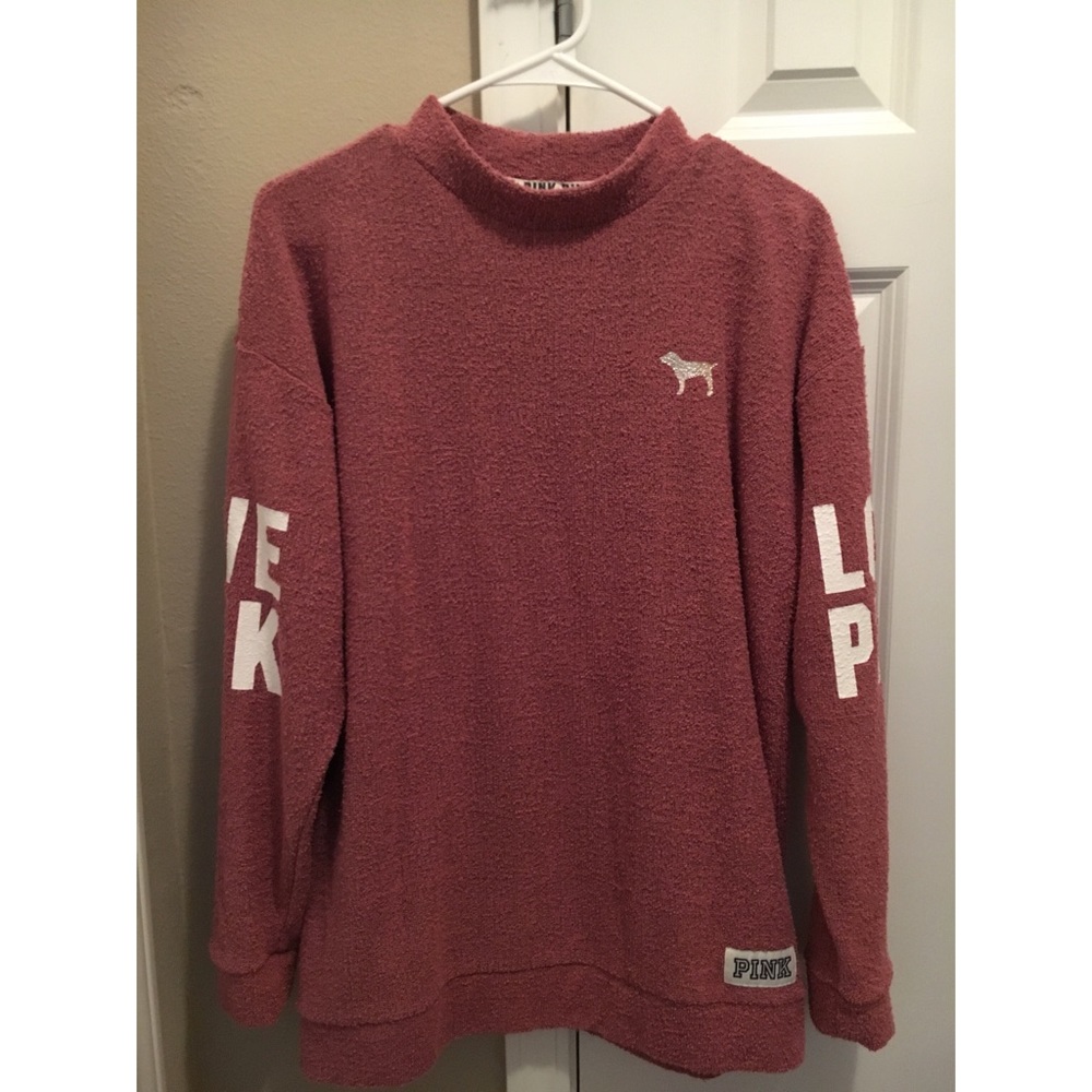 *NWOT* PINK STADIUM MOCK NECK