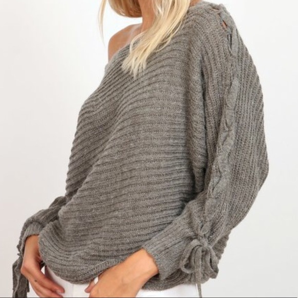 Last one! Host Pic  Off the Shoulder Sweater - Picture 3 of 4