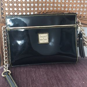Dooney  and Bourke Black patent leather crossbody