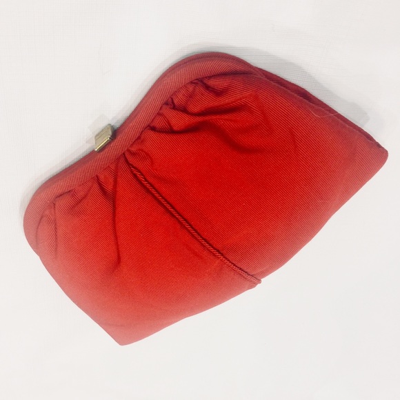 Red Textured Clutch NWT - Picture 4 of 8