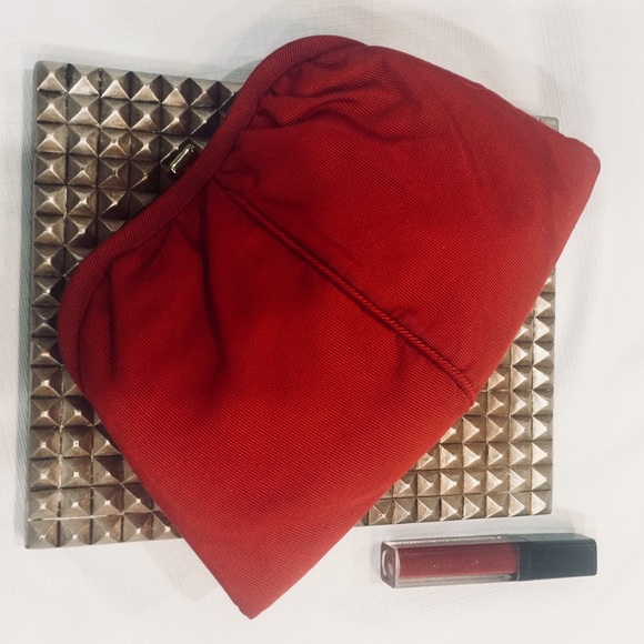 Red Textured Clutch NWT - Picture 8 of 8