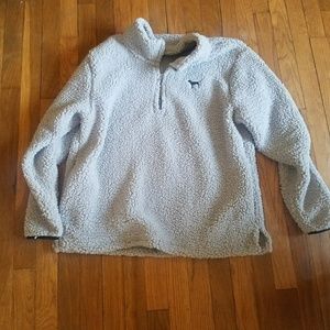 Victoria's Secret PINK Sherpa Quarter-Zip