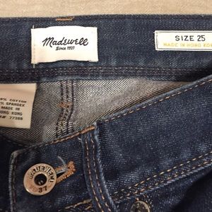 Madewell jeans straight leg