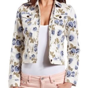 Hot Kiss Floral Jean Jacket