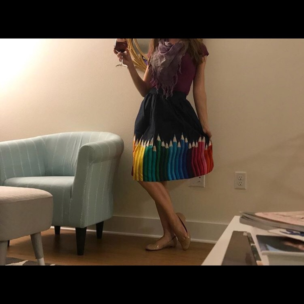 Colorful “Pencil” Skirt!!