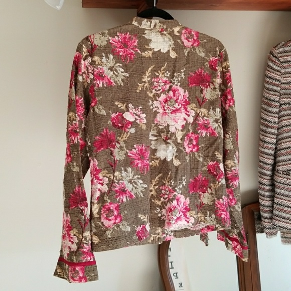 J. Jill - Floral Lightweight Blazer - Picture 4 of 7