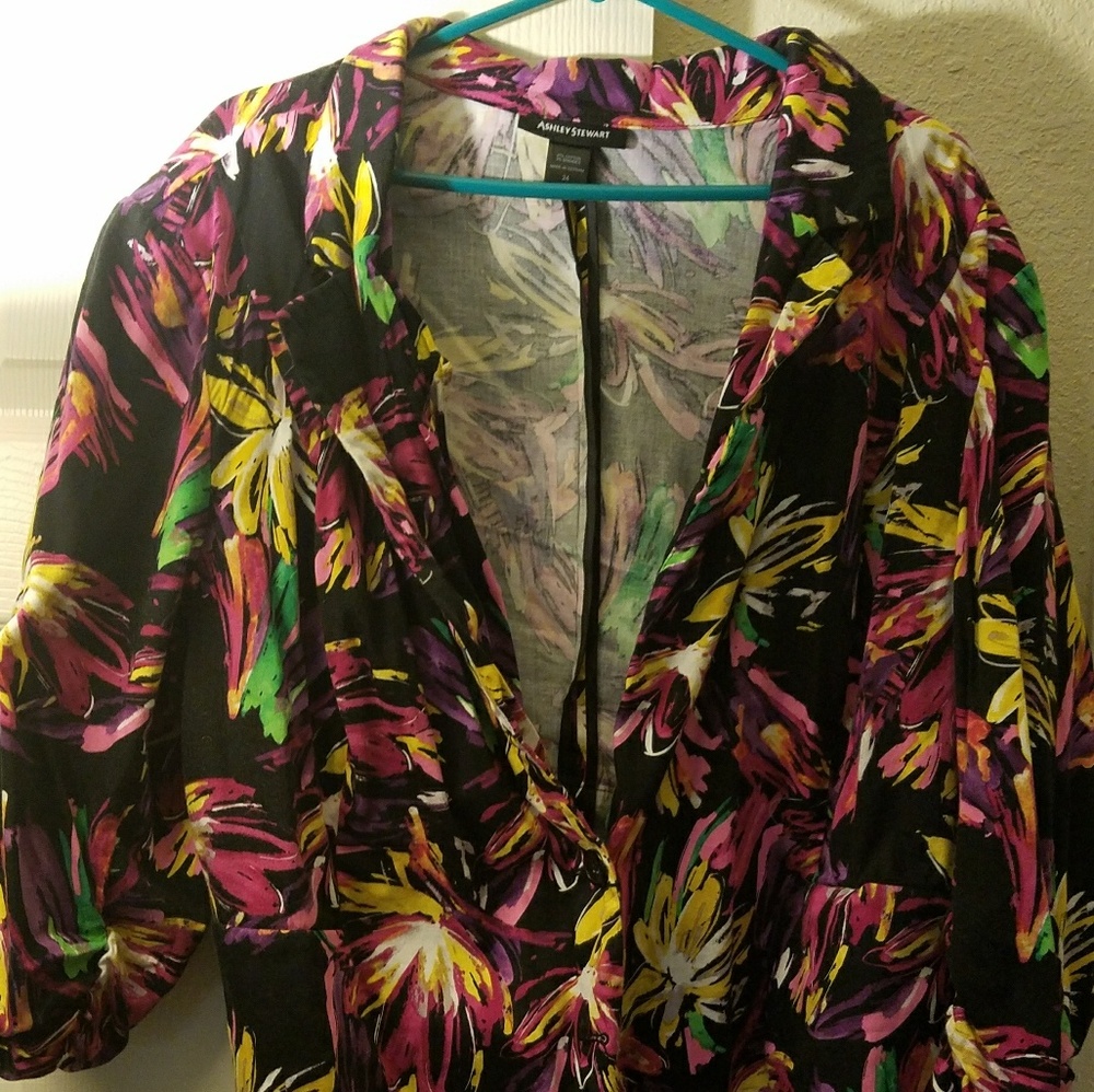 Bright colored blazer used