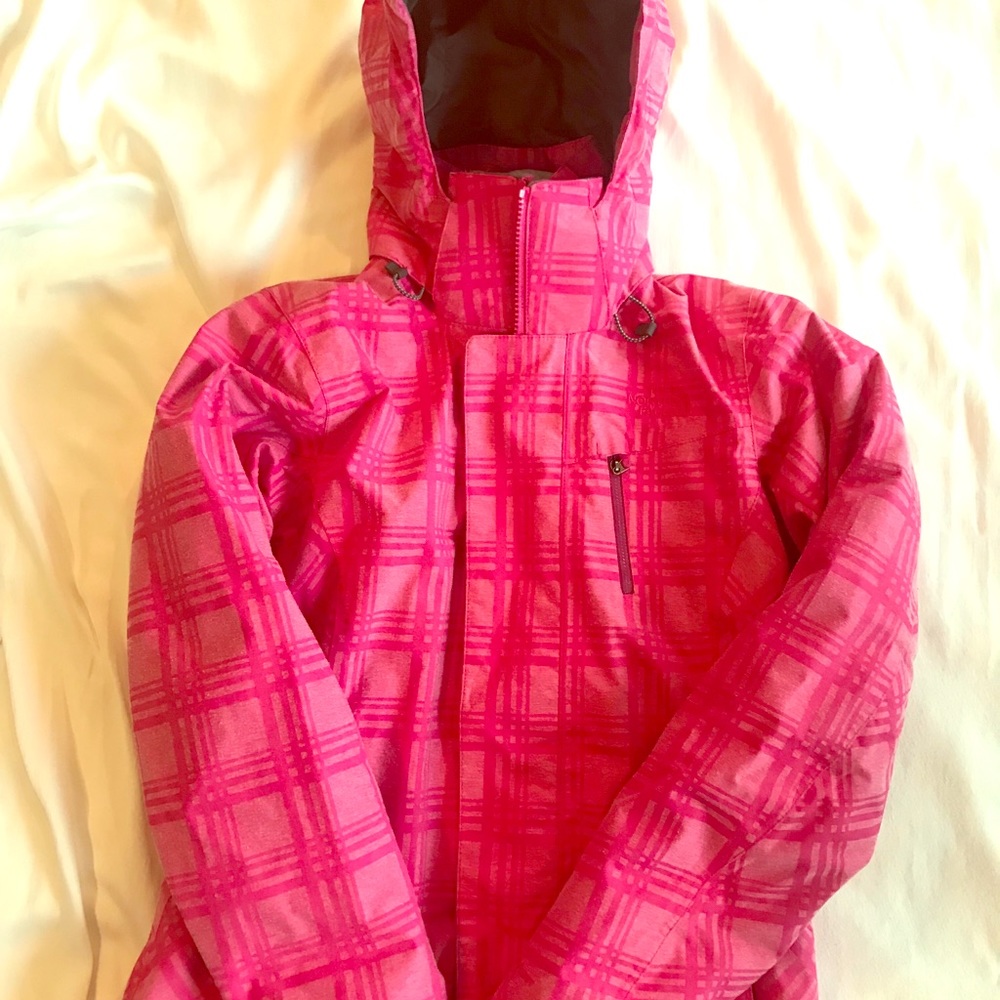 NorthFace ski coat with reversible lining
