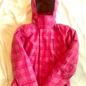 NorthFace ski coat with reversible lining