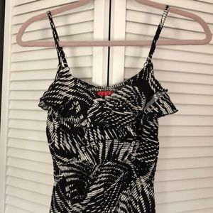 Black and white dress