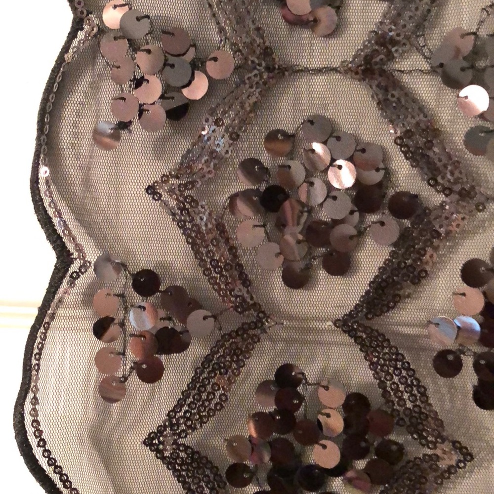 Black Sequin Wrap - image 3