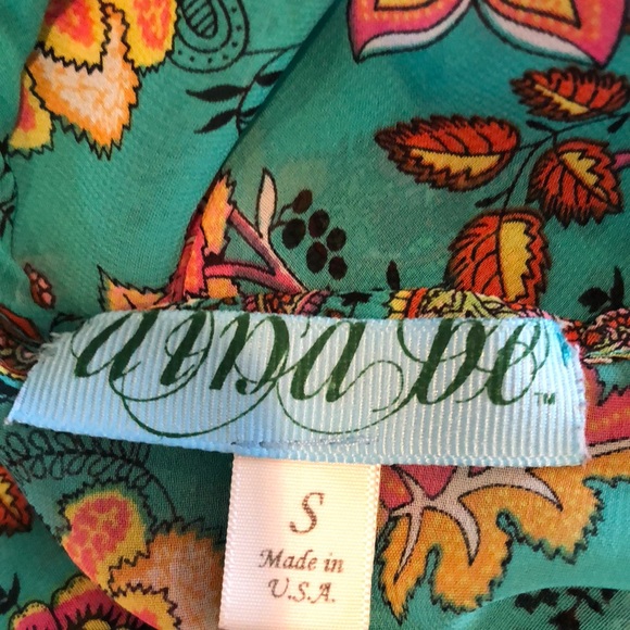 Green paisley print shirt - Picture 3 of 3